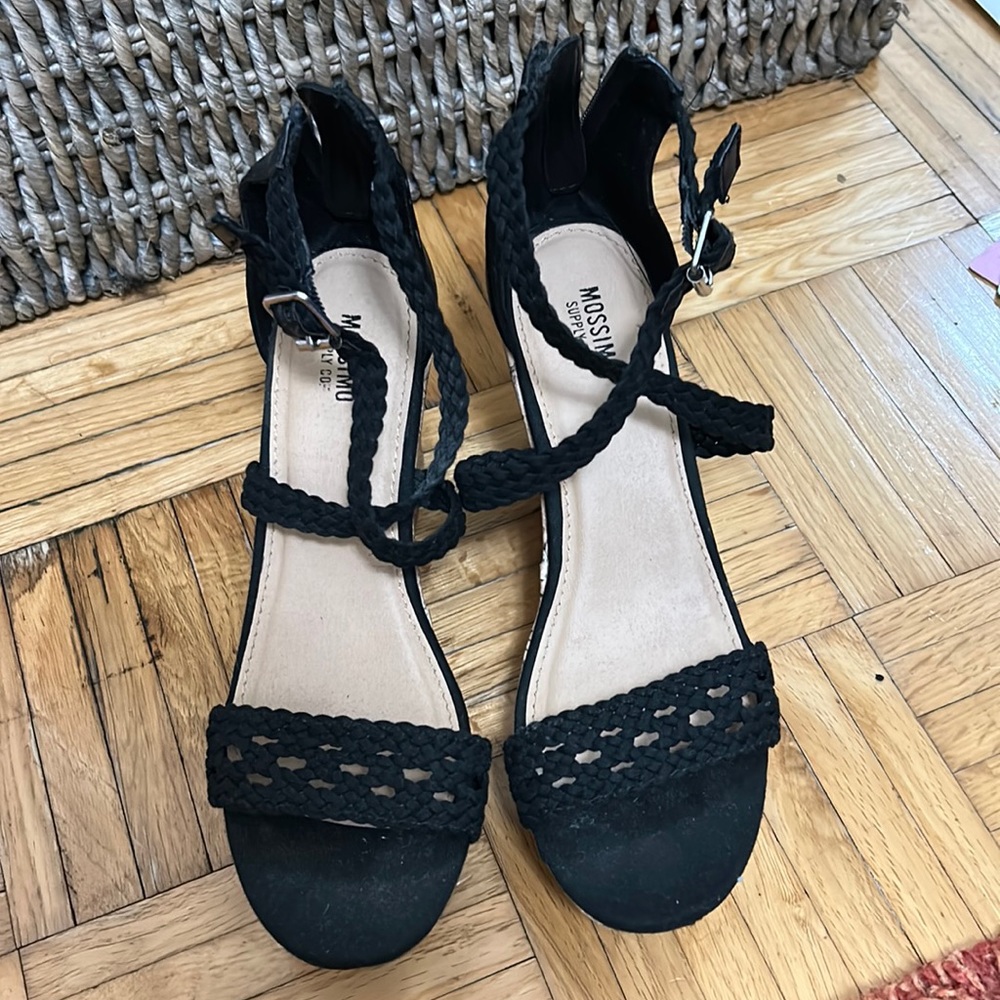 Target black wedge sandals